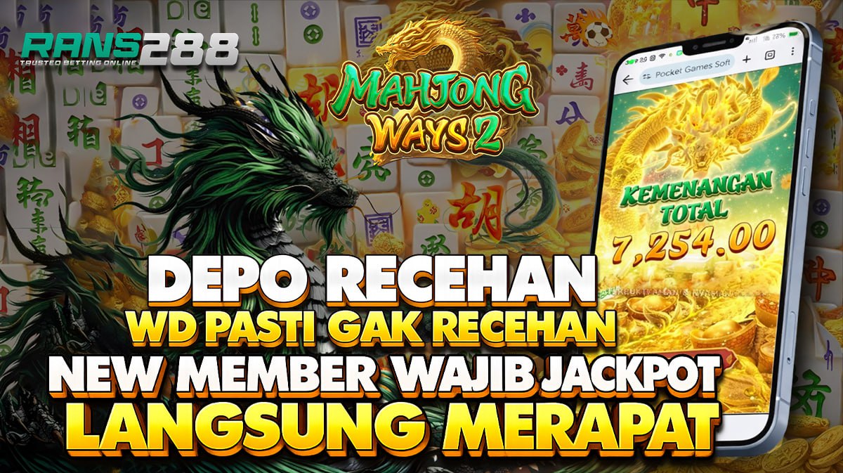RANS288: Bandar Link Slot Mahjong Ways Bet 200 Server Thailand Terpercaya 2026