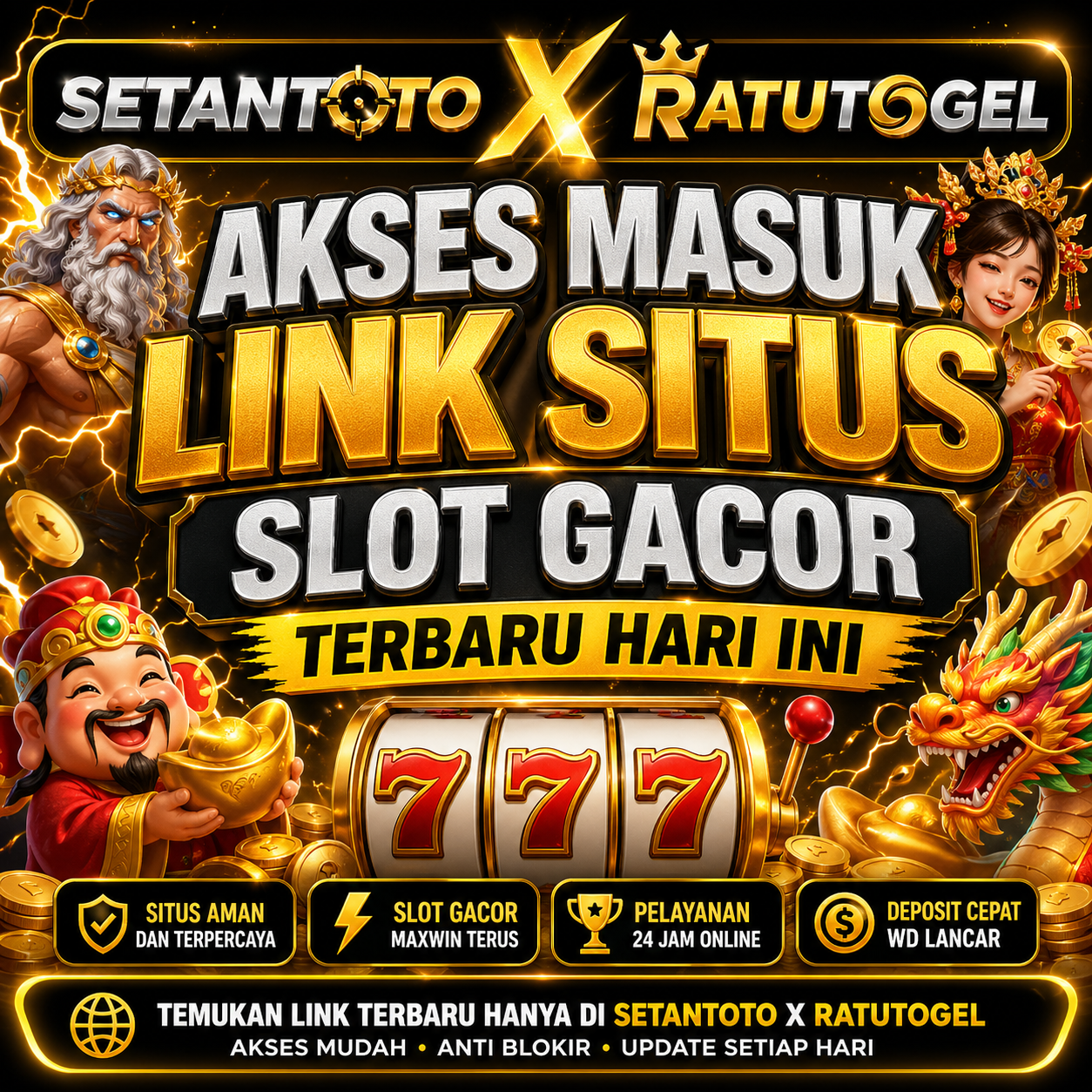 SETANTOTO X RATUTOGEL AKSES MASUK LINK SITUS SLOT GACOR TERBARU HARI INI